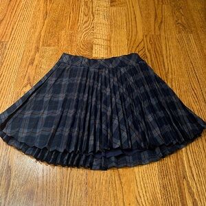 Katie J NYC Girl’s Blue Plaid Mini Skirt Size M